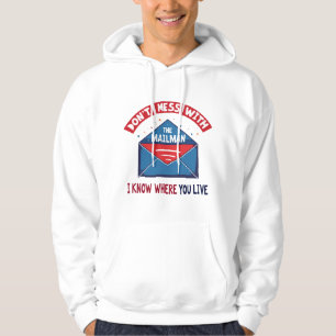 Veste À Capuche Dont Mess avec l'Humour Mailman