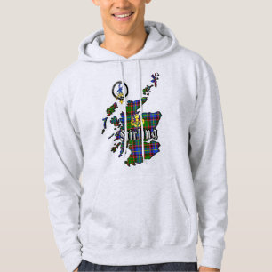 Veste À Capuche Doudoune à capuche adulte avec badge du clan Stirl