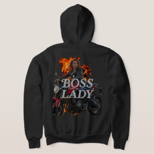 Veste À Capuche Doudoune moto femme patronne