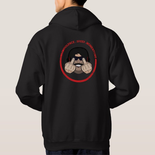 Veste À Capuche Dr. Manque De Respect Violence Vitesse Momentum T- (Dos)