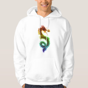 Veste À Capuche Dragon à capuchon de base d'arc-en-ciel du