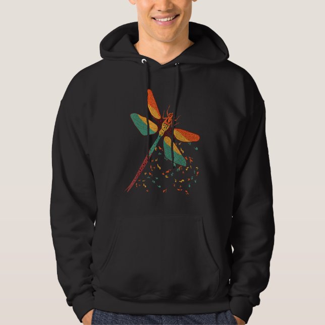 Veste À Capuche Dragonfly cool Pour Hommes Femmes Insect Dragonfly (Devant)