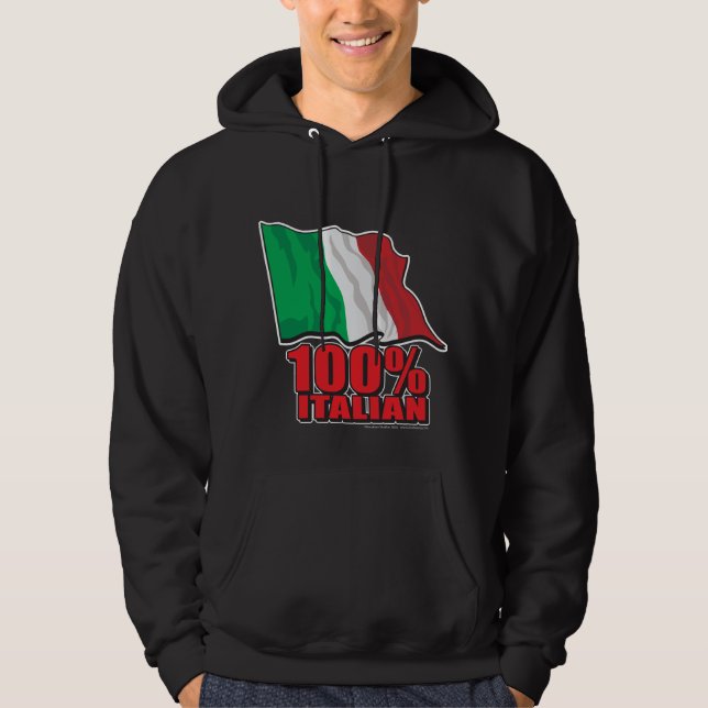 Veste À Capuche Drapeau 100% italien (Devant)