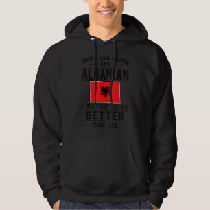 Veste À Capuche Drapeau albanais de bonne apparence Albanie racine