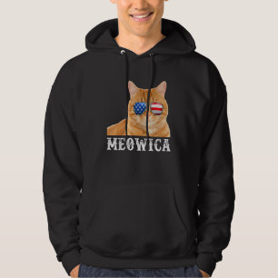 Veste À Capuche Drapeau américain 4 juillet Kitten Merica