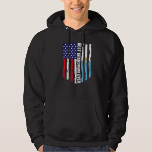 Veste À Capuche Drapeau américain et drapeau de Saint-Marin Meille