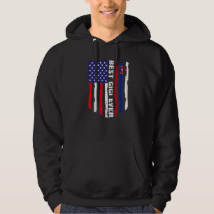 Veste À Capuche Drapeau américain et drapeau slovaque Meilleur Gig