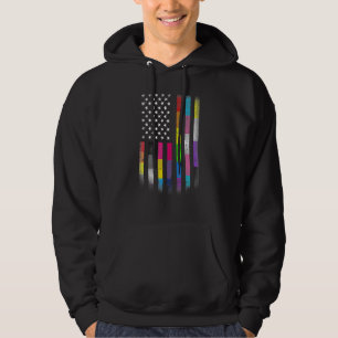 Veste À Capuche Drapeau Américain Homosexuel Lgbt Lgbtq Drapeau 20