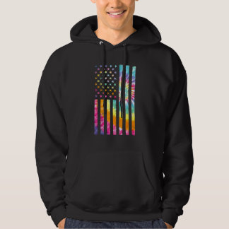 Veste À Capuche Drapeau Américain Patriotique Pour Hommes Femmes E