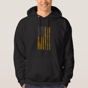 Veste À Capuche Drapeau américain peigne de miel Bee Bee