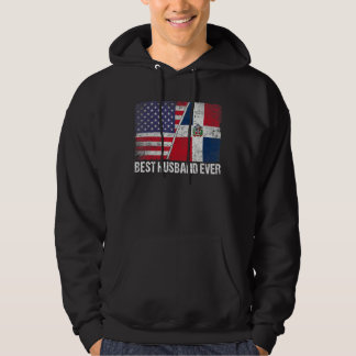 Veste À Capuche Drapeau américain République Dominicaine Drapeau m