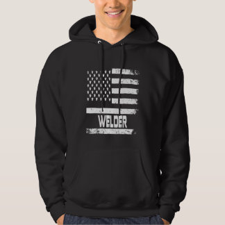 Veste À Capuche Drapeau Américain Soudeur Cadeau Pour Souder Bxaxi