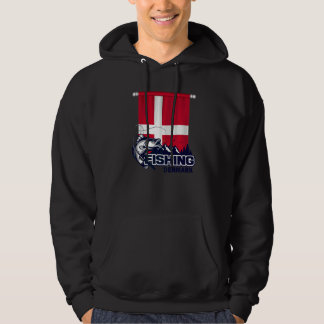 Veste À Capuche Drapeau Danemark Pêche Au Danemark Danemark Pêche