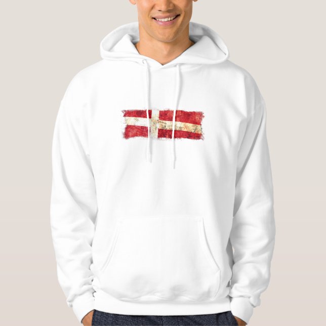 Veste À Capuche Drapeau danois (Devant)