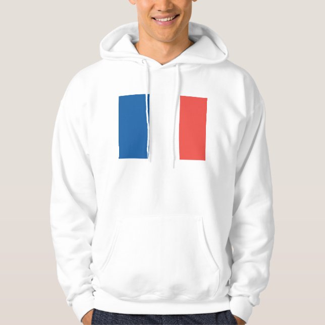Veste À Capuche Drapeau de France (Devant)