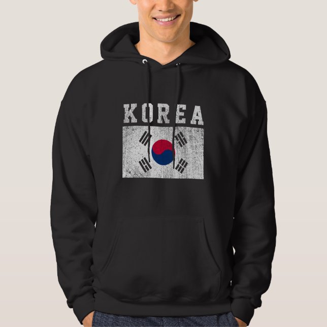 Veste À Capuche Drapeau de la Corée (Devant)