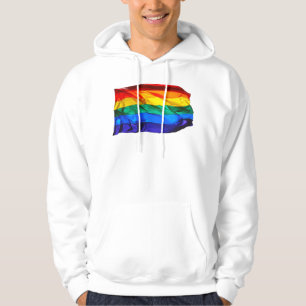 Veste À Capuche Drapeau de la fierté gay de SlipperyJoe's flottant