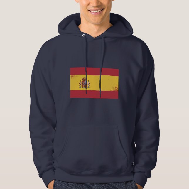 Veste À Capuche Drapeau de l'Espagne (Devant)