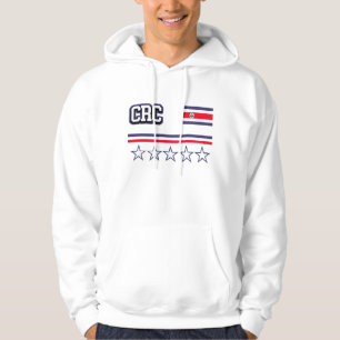 Veste À Capuche Drapeau du Costa Rica