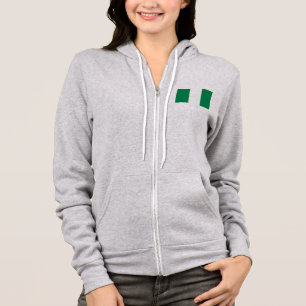 Veste À Capuche Drapeau du Nigéria