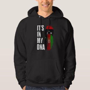 Veste À Capuche Drapeau du patrimoine ADN mixte afghan et libyen