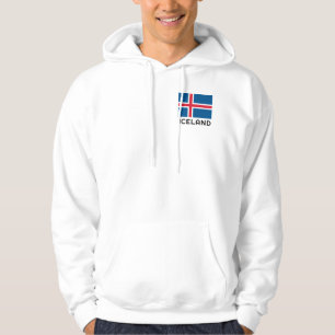 Veste À Capuche Drapeau Islande