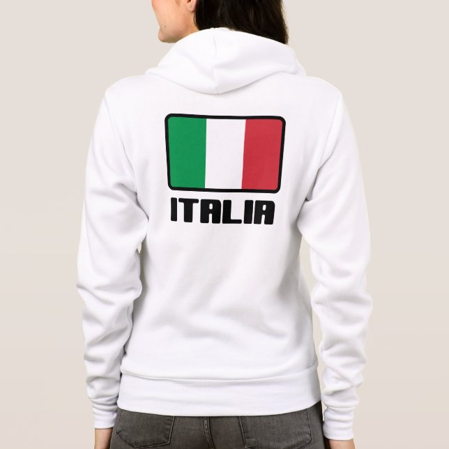 Veste À Capuche Drapeau Italia (Dos)