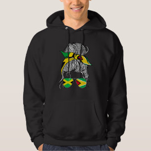 Veste À Capuche Drapeau Jamaïcain Femme Guyana Adultes Fille Pays
