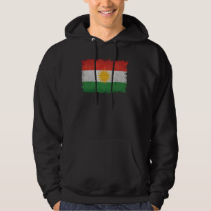 Veste À Capuche Drapeau kurde du Kurdistan