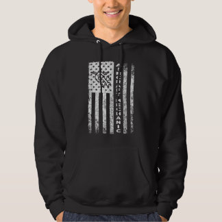 Veste À Capuche Drapeau mécanique de l'aéronef, futur mécanicien d