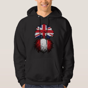 Veste À Capuche Drapeau péruvien britannique des racines d'arbres