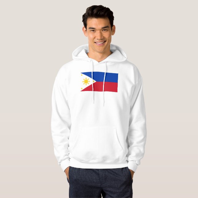 Veste À Capuche Drapeau philippin des Philippines (Devant entier)