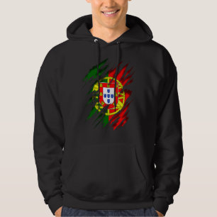 Veste À Capuche Drapeau Portugais Du Portugal
