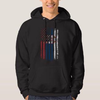 Veste À Capuche Drapeau serbe américain République serbe des racin