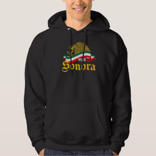 Veste À Capuche Drapeau Sonora Mexique Puro Sonora Aigle jaune