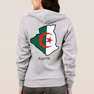 Veste À Capuche Drapeaux et pays Algérie