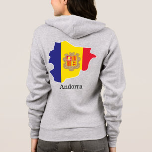 Veste À Capuche Drapeaux et pays Andorre
