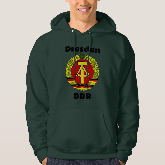 Veste À Capuche Dresde, DDR, Dresde, Allemagne - Ossi Est (Devant)