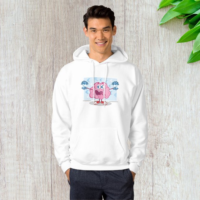 Veste À Capuche Drôle argent Cerveau Cartoon Euro Cash Adeur (Créateur téléchargé)