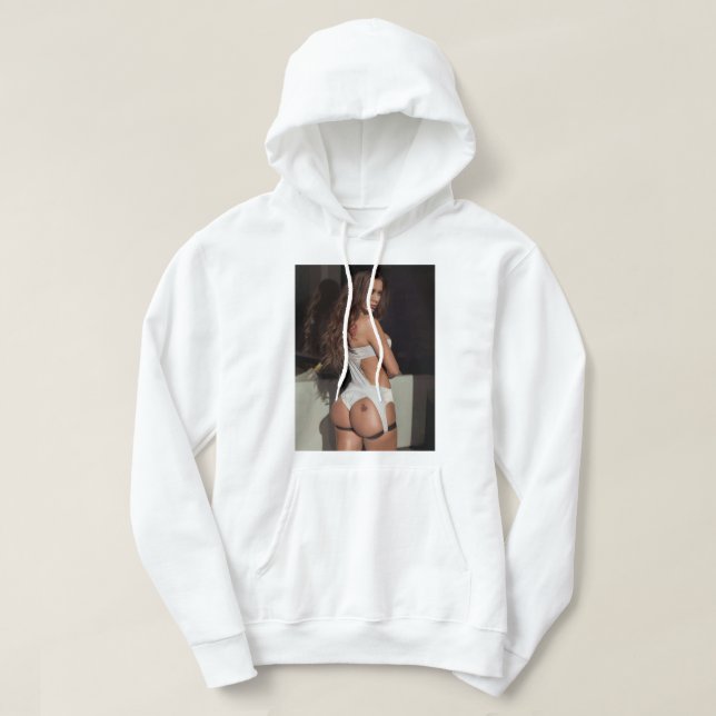 Veste À Capuche Drôle Cadeau Lana Rhoades mignonne Hommes d'amour (Design devant)