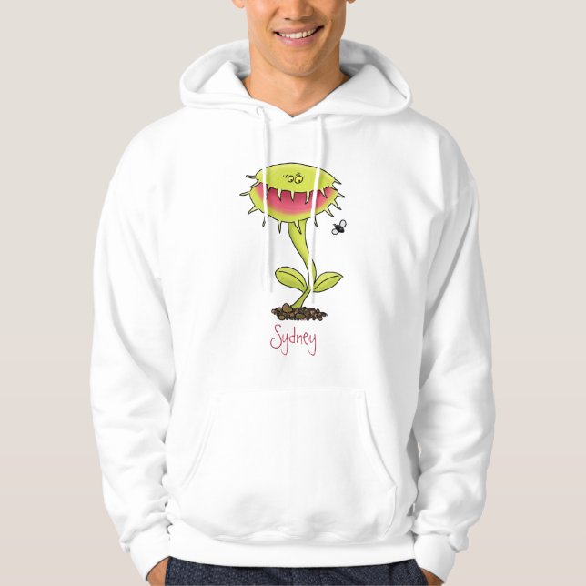 Veste À Capuche Drôle carnivore Vénus piège à mouches plante dessi (Devant)