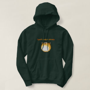 Veste À Capuche Drôle Cartoon de Poisson-Poisson Stressé