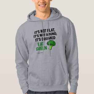 Veste À Capuche Drôle « C'est foutu, mangez vert » Nom/Texte per