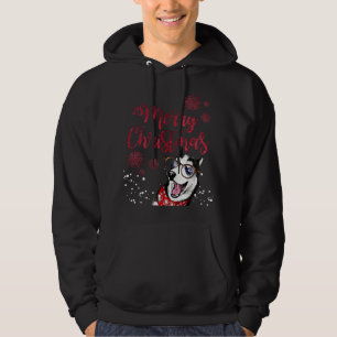 Veste À Capuche Drôle Chien Husky Vilain Noël Joyeux Noël