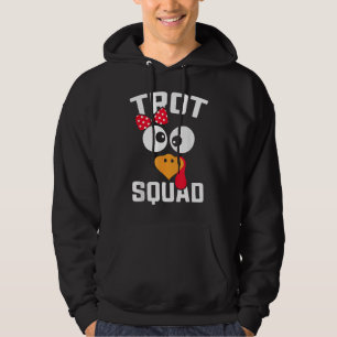 Veste À Capuche Drôle Courir La Turquie Trot Squad Thanksgiving Po