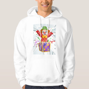 Veste À Capuche drôle de clown sous le verre cassé