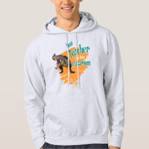 Veste À Capuche Drôle de dinosaure Meilleur enseignant de la class