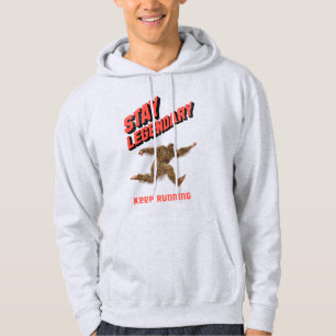 Veste À Capuche Drôle de motivation de course de Bigfoot