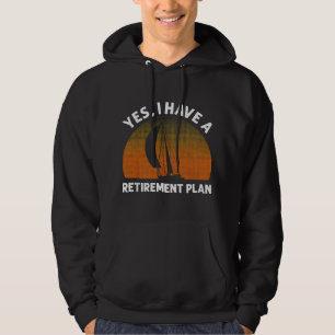 Veste À Capuche Drôle de Voile Pour Hommes Femmes Plaque de Retrai