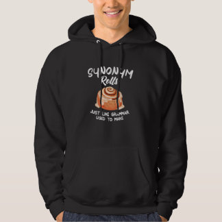 Veste À Capuche Drôle Enseignant Anglais Cadeaux Synonym Rolls Jus